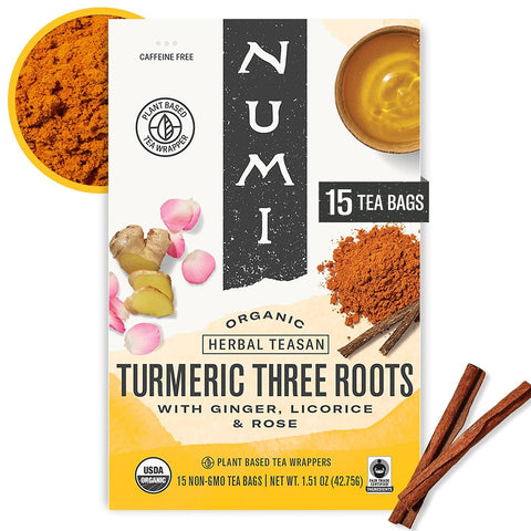 Numi Organic Matcha Toasted Rice Tea, 100 Green Tea Bags, Medium Caffeine