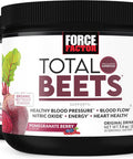 Force Factor Total Beets Drink Mix Superfood Powder with Nitrates to Support Circulation Nitric Oxide Energy Endurance and Stamina Cardiovascular Heart Health Supplement 60 Servings 2-Pack