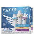 Cirkul Stage Electrolytes and Stevia Flavor Water Variety Pack Makes 36 Drinks No Sugar Zero Calorie Drink Mix (2 Strawberry Watermelon 2 Tropical Punch 2 Blackberry Twist)