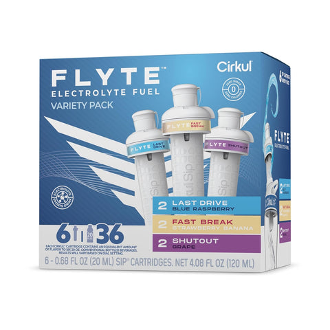 Cirkul Stage Electrolytes and Stevia Flavor Water Variety Pack Makes 36 Drinks No Sugar Zero Calorie Drink Mix (2 Strawberry Watermelon 2 Tropical Punch 2 Blackberry Twist)