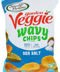 Sensible Portions Garden Veggie Wavy Chips Sea Salt Snack Size 1 Oz (Pack of 24)