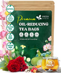 FreshDrinkUS, Premium 75 Mulberry Leaf Tea Bags, 100% Natural & Pure from Mulberry Leaves. Loose Leaf Herbal Tea. Made with Natural Material Tea Bags. No Sugar, No Caffeine, No Gluten, Vegan.