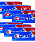 Crest Fluoride Cavity Protection Toothpaste 8.2 Ounce Regular Paste Bulk Toothpaste Prevents Cavities Before They Start (8 Pack)