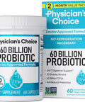 Physician'S Choice - Optimal Gut Health Bundle: 60 Billion Probiotics 60ct + Digestive Enzymes for Digestive Comfort and Immune Support