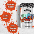 Gaspari Nutrition SuperPump Aggression Pre-Workout: Energy, Focus, Endurance and Recovery, with Creatine and Caffeine - Mayhem Mango, 25 Servings