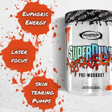 Gaspari Nutrition SuperPump Aggression Pre-Workout: Energy, Focus, Endurance and Recovery, with Creatine and Caffeine - Mayhem Mango, 25 Servings