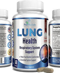 YUMMYVITE Lung Support Supplement, Lung Cleanse & Lung Detox Formula, Lung Health Support For Clear Lungs, Comfortable Breathing, Bronchial Health, 60 Capsules