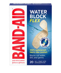 Band-Aid Brand Water Block Flex Adhesive Bandages, All One Size, 20 Count