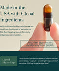 Gaia Herbs Kava Kava Root, Vegan Liquid Capsules, 60 Count - For Emotional Balance, Calm Relaxation, Ecologically Harvested from Vanuatu, Guaranteed Potency 75mg Active Kavalactones