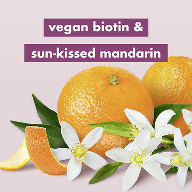 Love Beauty And Planet Sulfate-Free Deep Cleanse, Hydrate, Strengthen, Volumize & Shine Vegan Biotin & Sun-Kissed Mandarin 5-in-1 Multi Benefit Nourishing Shampoo, 32.3 Fl Oz