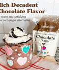 Nunaturals Stevia Syrup Sugar- Sweetener Plant-Based Sugar Substitute Zero Calorie Sugar- Syrup Chocolate 6.6oz (3-Pack)