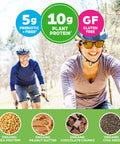 Orgain Organic Plant Based Protein Bar, Peanut Butter Chocolate Chunk - 10g of Protein, Vegan, Gluten Free, Non Dairy, Soy Free, Lactose Free, Kosher, Non-GMO, 1.41 Ounce, 12 Count(Packaging May Vary)