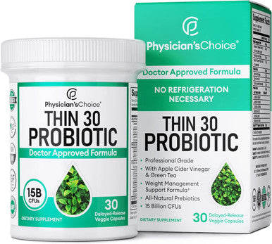 Physician'S Choice - Beat Bloat + Support Weight Management Bundle: Digestive Enzymes + Thin-30 Probiotic