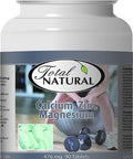 Calcium Zinc Magnesium 476mg 90 Tablets [1 bottle] by Total Natural, Safe and Natural Join Support Health Supplement for Men and Women, GMP Premium Ingredients
