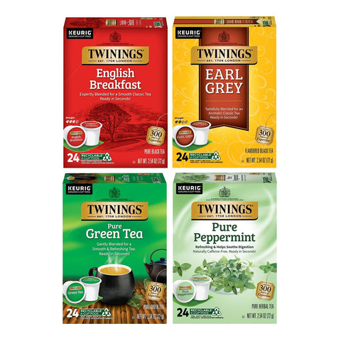 Twinings Sleep Herbal Tea K-Cup Pods for Keurig, 24 CT Box (Pack of 1) | Formerly Nightly Calm, Relaxing Camomile, Spearmint & Lemongrass, Caffeine-Free, For Single-Serve Brewers, Enjoy Hot or Iced