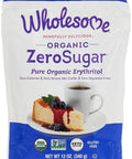 Wholesome Sweeteners 12-Ounce Organic Erythritol Sweetener, Zero Calorie Sweetener, Keto Friendly, Non GMO, Gluten Free & Vegan Sweetener, 8 Pack