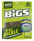 BIGS Sunflower Seeds, Vlasic Dill Pickle Flavor, 5.35 oz. (Pack of 12)