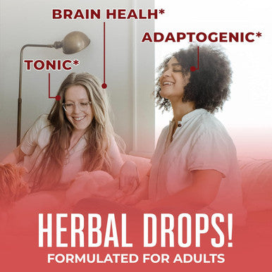 MARYRUTH'S Organics Herbal Supplement for Brain Function Boost Energy Memory Vitality USDA Ginseng with Ashwagandha Eleuthero and Maca Root Extract 1 Fl. Oz