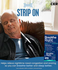 Breathe Right Nasal Strips, Extra Clear For Sensitive Skin, 72 Clear Strips