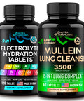 NUTRAHARMONY Electrolyte Tablets & Mullein Leaf Extract Capsules
