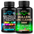 NUTRAHARMONY Electrolyte Tablets & Mullein Leaf Extract Capsules