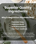 Vitabright Chelated Magnesium Glycinate 300mg Elemental Magnesium (1500mg Magnesium Bisglycinate) 180 Magnesium Capsules x2 Day High Strength Magnesium Supplements for Sleep VitaBright Pure Magnesium Glycinate