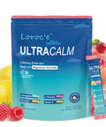 UltraCalm Super Cortisol Drink with Magnesium Glycinate Ashwagandha LTheanine Vitamin D3 Magnesium Powder for Sleep and Stress Relief Raspberry Lemonade (30 Servings)