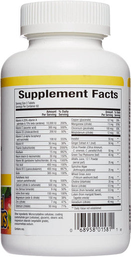 Natural Factors Womens MultiStart Daily Multivitamin Nutritional Support for Immune Health and Energy 180 Tablets