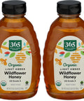 365 by Whole Foods Market, Organic Light Amber Wildflower Honey, US Grade A, 24 Ounce