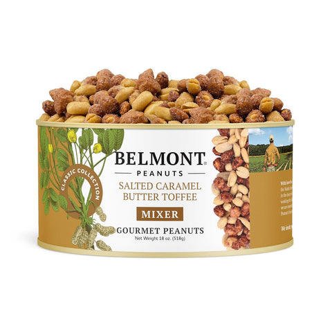Belmont Peanuts Gourmet Sea-Salted Virginia Peanuts, 20 oz (1 Pack) ÃƒÂ¢Ã¢â€šÂ¬Ã¢â‚¬Å“ Only 3 Simple Ingredients, No Preservatives, 7g Protein ÃƒÂ¢Ã¢â€šÂ¬Ã¢â‚¬Å“ A Premium, Salty, Crunchy, Hand Seasoned Snack