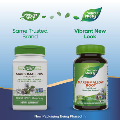 Nature'S Way Premium Herbal Marshmallow Root 960 Mg Per Serving 100 Vcaps