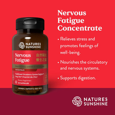 Nature'S Sunshine Nervous Fatigue TCM Concentrate 30 Capsules