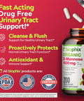 Biophix D-Mannose Usda Organic 1500 Mg 200 Veggie Caps - Supports A Healthy Bladder Urinary Tract, Non-Gmo, Vegan-Friendly
