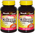 Mason Natural Collagen plus Vitamin C, 1500 mg, 120 Capsules (Pack of 2)