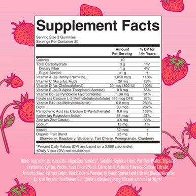 MaryRuth Organics Women's Multivitamin 14+ 60 Gummies