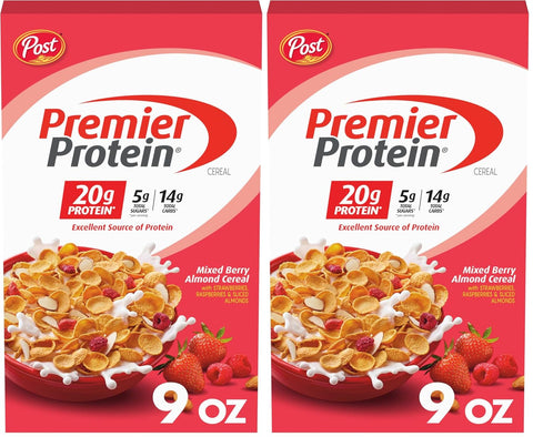 Kellogg's Special K Vanilla and Almond Breakfast Cereal, Good Source of Fiber, Large Size, 16.1 oz
