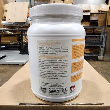 Nutrabio Plant Protein Complete Amino Acid Profile 20G of Protein per Scoop Gluten and Dairy Zero Fillers Naturally Sweetened Non-GMO USA Made Protein Powder (Vanilla Wafer)