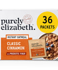 Purely Elizabeth Classic Cinnamon Superfood Oatmeal, with Prebiotic Fiber, Gluten Free & Non-GMO, 9.12 Oz (Pack of 6) (6 Pack, Blueberry Flax)