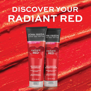 John Frieda Radiant Red Shampoo & Conditioner Bundle Enhancing Shampoo & Conditioner Helps Enhance Shades With Pomegranate And Vitamin E