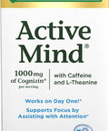 Nature's Bounty Active Mind Supports Focus By Assisting With Attention Cognizin 1000Mg 60 Coated Caplets