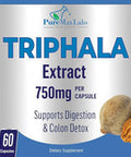 YUMMYVITE Triphala Capsules - Combination Of Amla, Harada (Haritaki) & Bahera (Bibhitaki) - Digestion & Colon Support, Immune System Support - 60 Capsules