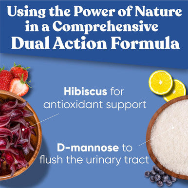 Eu Natural Urinary Harmony D Mannose Gummies for Urinary Tract Health D-Mannose & Hibiscus Cleanse Flush & Protect the Urinary System Potent Formula Drug 60 Berry Lemon Flavor Gummies 20 Day Supply
