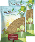 Food to Live Organic Omega Power Flax and Chia Seeds Blend, 8 Oz Cold-Milled from Whole Seeds, Non-GMO, Vegan, Kosher, Bulk. Rich in Omega 3 Fatty Acids. Perfect for Smoothies and Shakes