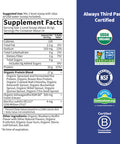 Garden of Life Functional Protein Stress Relief - 20G Organic Sprouted & Fermented Protein Blend - Blueberry Muffin Mood Blend For Stress Management Ashwagandha Ksm-66 Vegan About 14 Servings