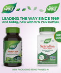 Nature'S Way Spirulina Micro-Algae Seasonal Immune Support Source Of Vitamin A (Beta Carotene) 760 Mg Per Serving 100 Vegan Capsules (Packaging May Vary)