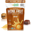 Health Garden Monk Fruit Sweetener, Golden, 15oz Bag ÃƒÂ¢Ã¢â€šÂ¬Ã¢â‚¬Å“ 1:1 Monk Fruit Sugar Substitute with Erythritol ÃƒÂ¢Ã¢â€šÂ¬Ã¢â‚¬Å“ Zero Calorie Monkfruit Sweetener Pure ÃƒÂ¢Ã¢â€šÂ¬Ã¢â‚¬Å“ Ideal for Baking, Keto Friendly, Non-GMO, Kosher