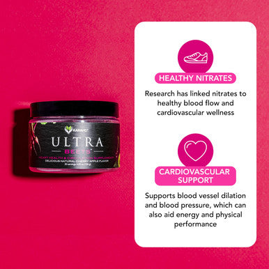 Karamd Pure I.V. + Ultrabeets - Special Bundle - Lemon Lime Hydration Packets (16 Sticks) & Beetroot Superfood Powder For Heart Wellness (30 Servings) - Boost Energy & Physical Performance