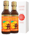 San-J - Spice of Life Variety Pack- Teriyaki, Orange Sauce, Szechuan, Thai Peanut - All Gluten Free Cooking Sauces - Non-GMO - 10 oz. Bottles - 4 Pack