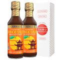 San-J - Spice of Life Variety Pack- Teriyaki, Orange Sauce, Szechuan, Thai Peanut - All Gluten Free Cooking Sauces - Non-GMO - 10 oz. Bottles - 4 Pack