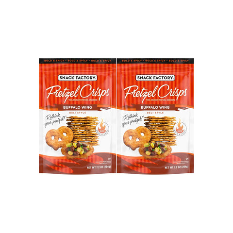 Snack Factory Pretzel Crisps Sea Salt & Cracked Pepper 7.2 Oz